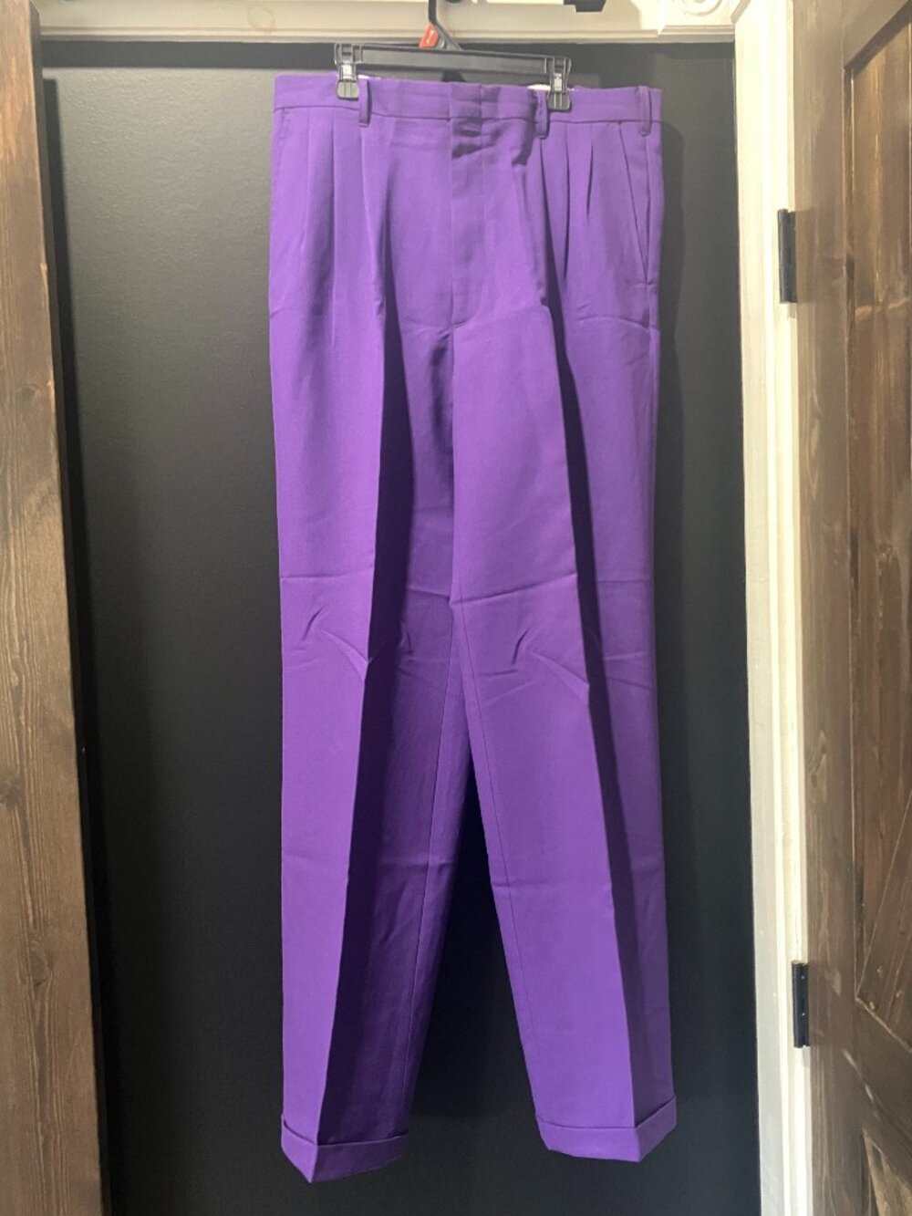Vintage Handmade Purple Dress Pants / Slacks